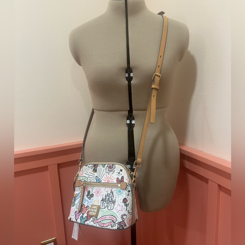Dooney & Bourke Disney Colorful Print Crossbody Bag - Picture 5 of 8